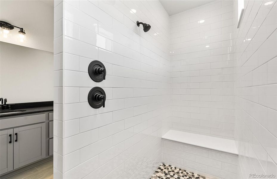 Furnished interior view inside a new home in Hilltop at Inspiration, Aurora (Image 8).