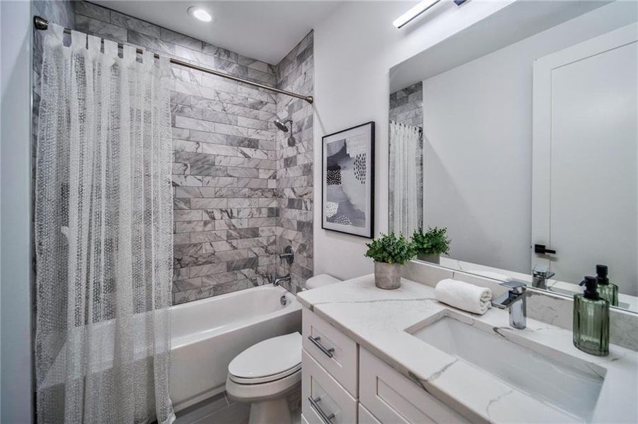 Furnished interior view inside a new home in , Canton (Image 9).