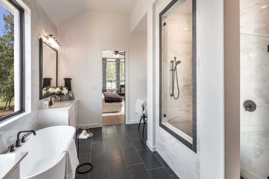 Representative Primary Bathroom - some options shown