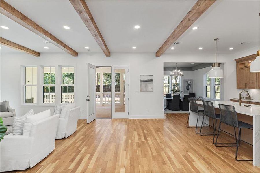 Furnished interior view inside a new home in , Decatur (Image 16).