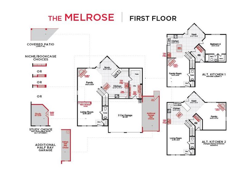 Melrose Floor Plan First Floor