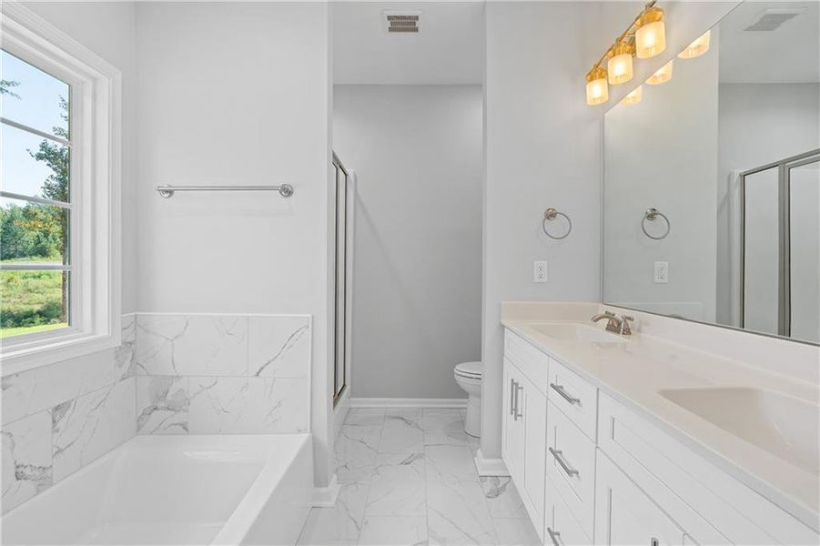 Furnished interior view inside a new home in , Gray (Image 8).