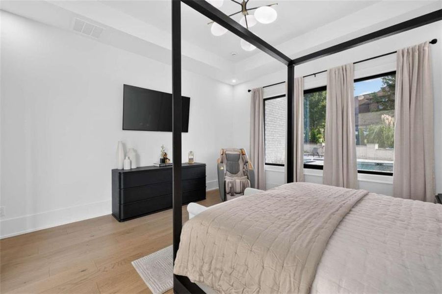 Furnished interior view inside a new home in , Hoschton (Image 48).