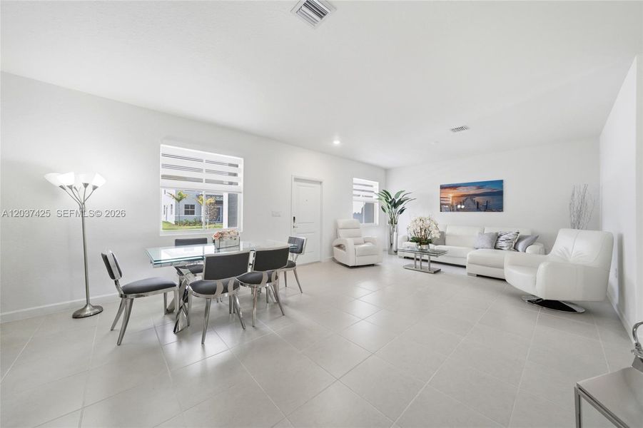 Furnished interior view inside a new home in , Miami (Image 16).