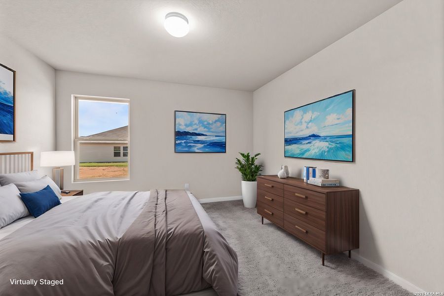 Furnished interior view inside a new home in Greenspoint Heights, Seguin (Image 3).
