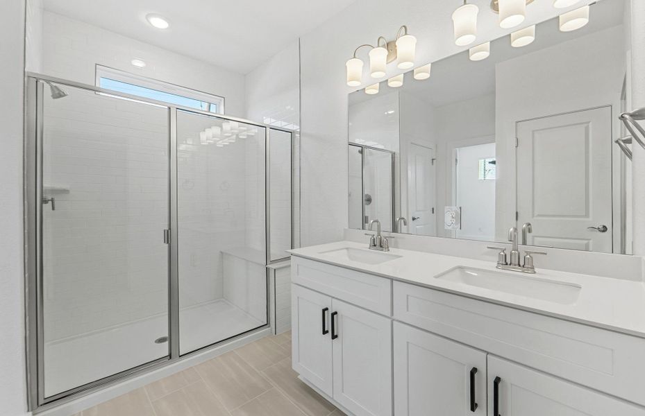 Furnished interior view inside a new home in Northpoint at Old Settlers, Round Rock (Image 7).