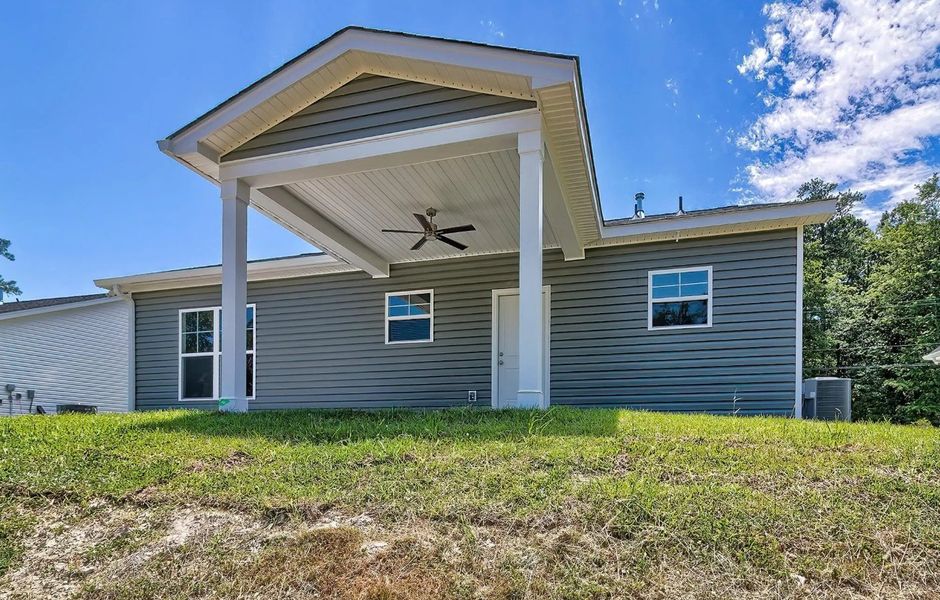 Front exterior of a new home in Satchel Ford, Columbia, SC, highlighting curb appeal (Image 21).