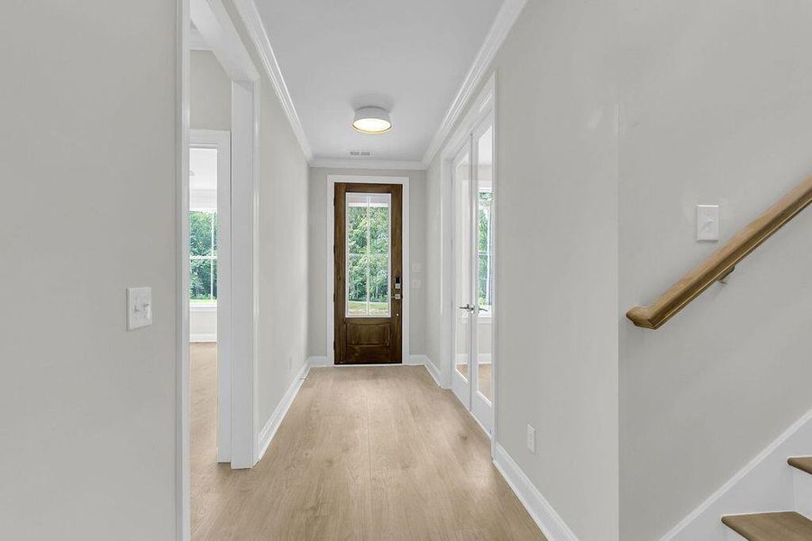 Spacious, unfurnished interior of a new home in Heron Preserve, Hanahan (Image 34). Spacious, unfurnished interior of a new home in Heron Preserve, Hanahan (Image 34).