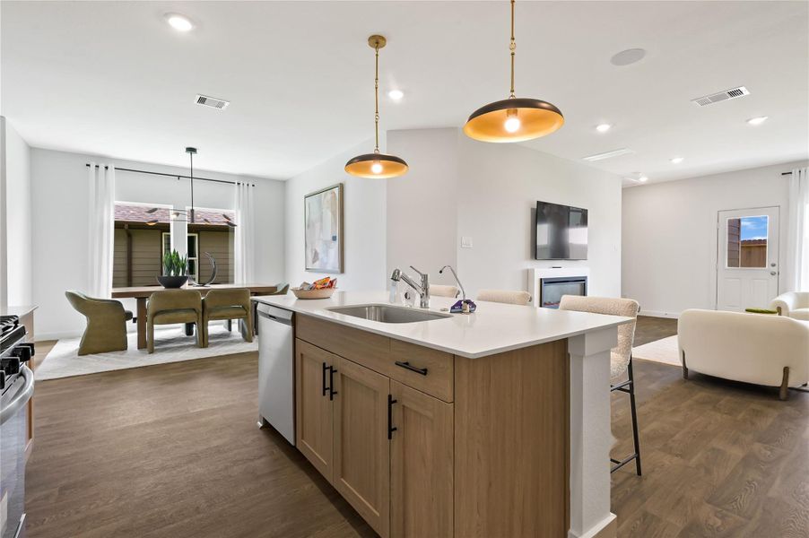 Furnished interior view inside a new home in Holly Ridge, Rosenberg (Image 18).