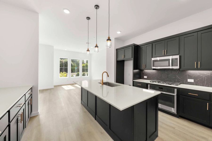 Kitchen featuring the Noir Collection