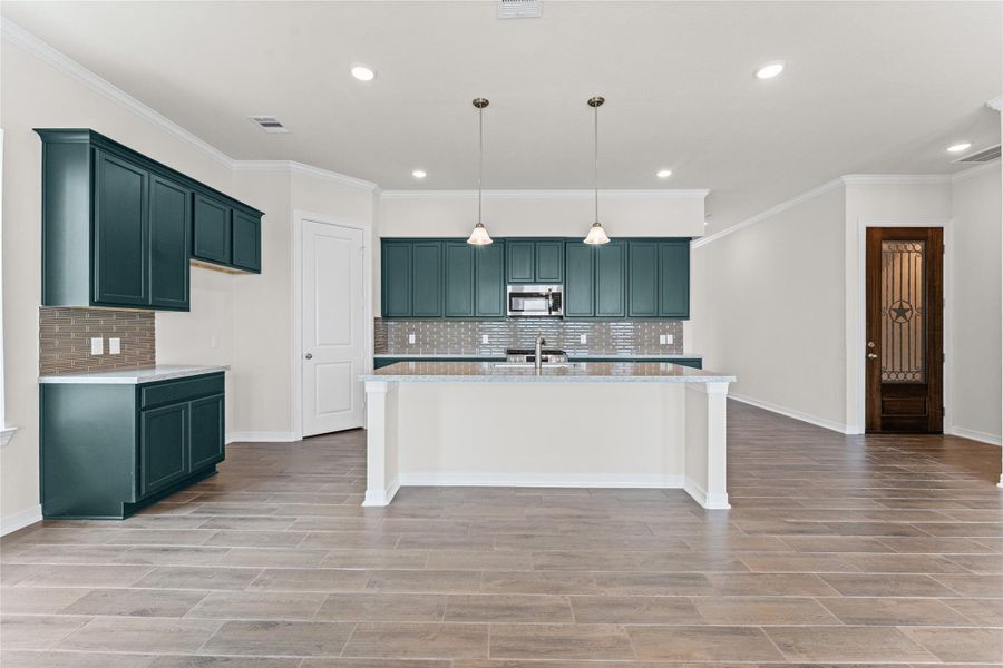Furnished interior view inside a new home in , Pasadena (Image 11). Furnished interior view inside a new home in , Pasadena (Image 11).