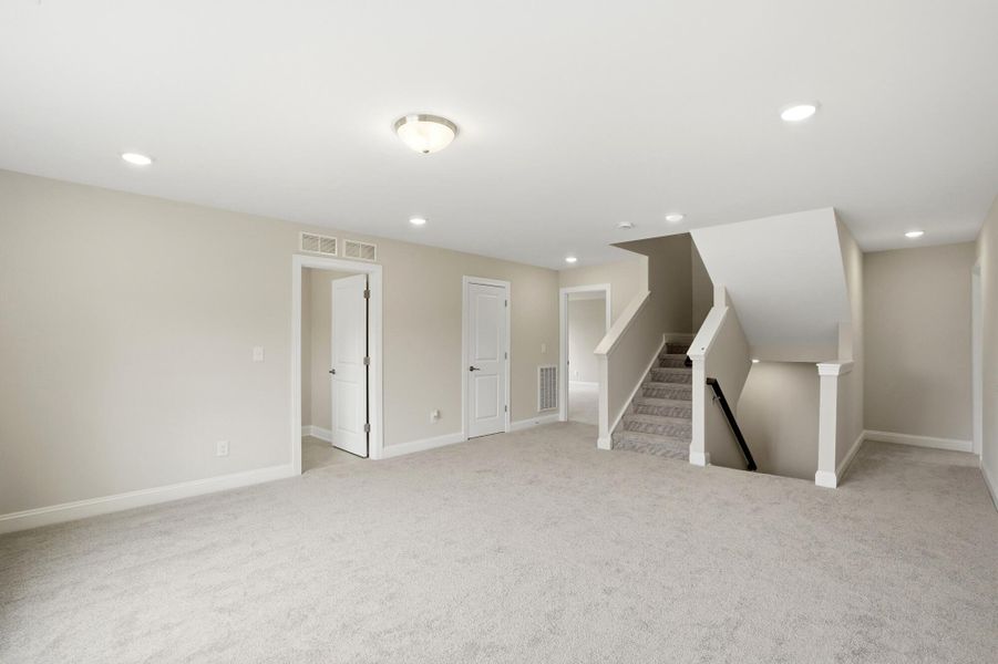 Spacious, unfurnished interior of a new home in Enclave at Riverdale, Huntersville (Image 24).