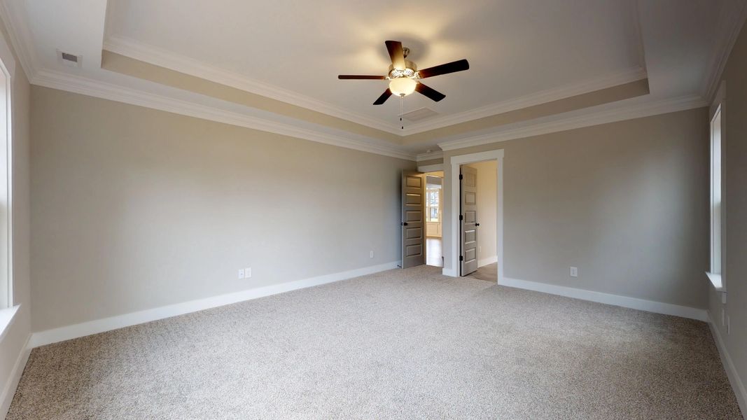 Representative unfurnished interior of a home built from the Carson by Bill Clark Homes in Cheshire Landing, Grimesland (Image 41). Representative unfurnished interior of a home built from the Carson by Bill Clark Homes in Cheshire Landing, Grimesland (Image 41).