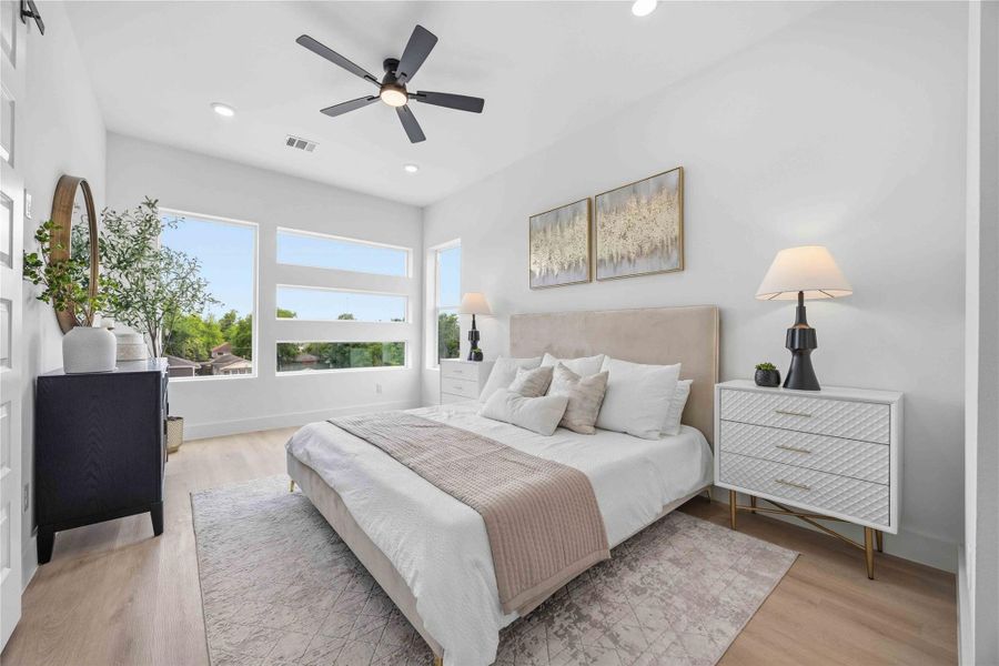 Furnished interior view inside a new home in , Houston (Image 7). Furnished interior view inside a new home in , Houston (Image 7).