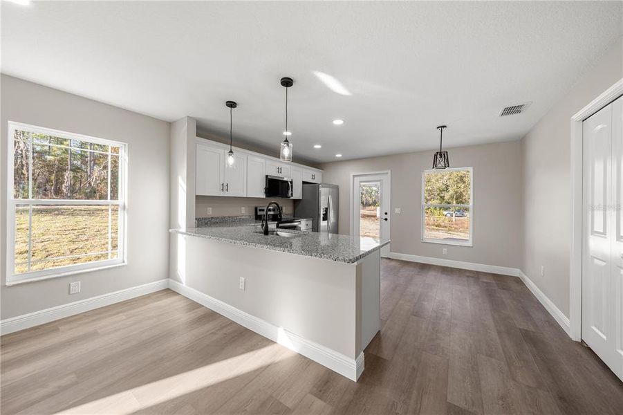 Furnished interior view inside a new home in , Williston (Image 11).