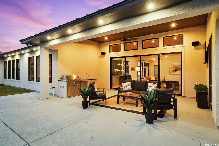 Exterior details and patio area of a home in , Fair Oaks Ranch (Image 4). Exterior details and patio area of a home in , Fair Oaks Ranch (Image 4).