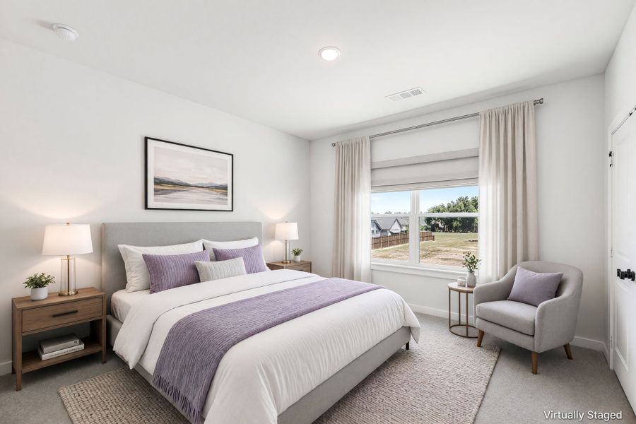 Furnished interior view inside a new home in Willow Grove Single-Family Homes, Melissa (Image 32).