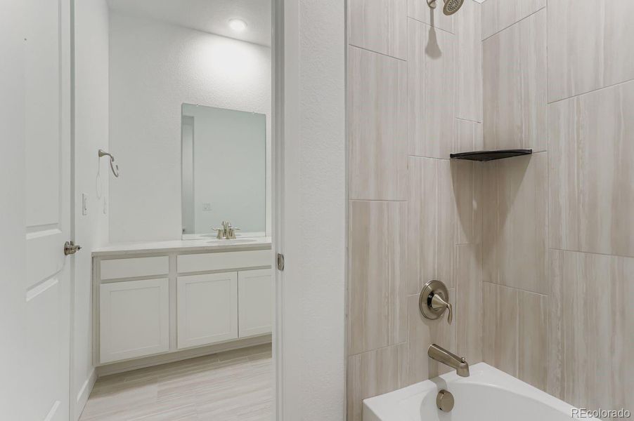 Furnished interior view inside a new home in , Erie (Image 8). Furnished interior view inside a new home in , Erie (Image 8).