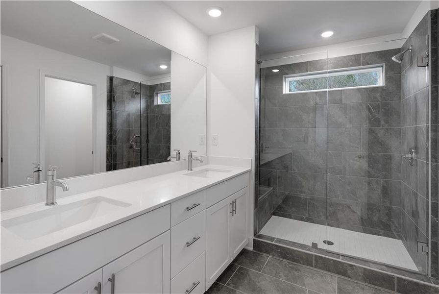Furnished interior view inside a new home in Wellington Estates, Madison (Image 7).