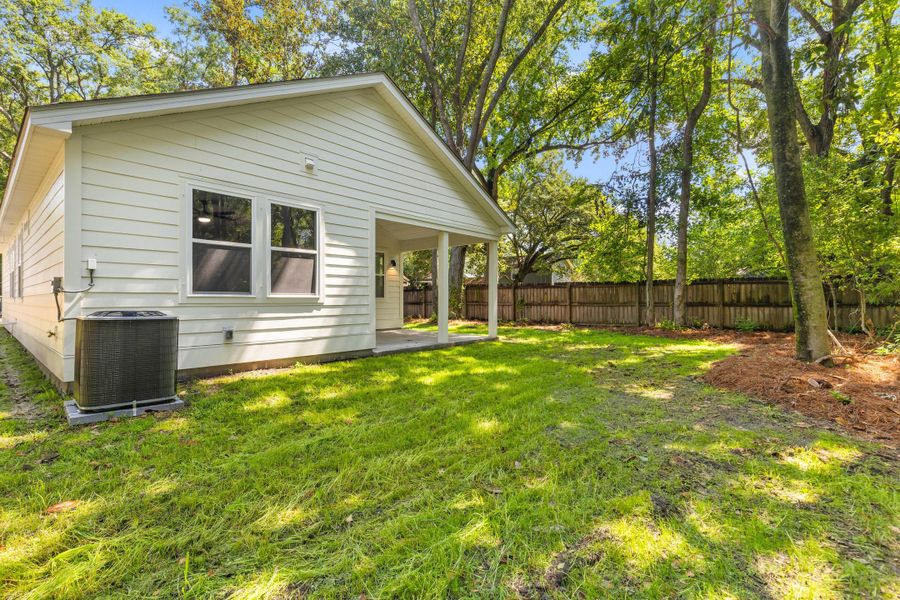 Exterior details and patio area of a home in , North Charleston (Image 3).