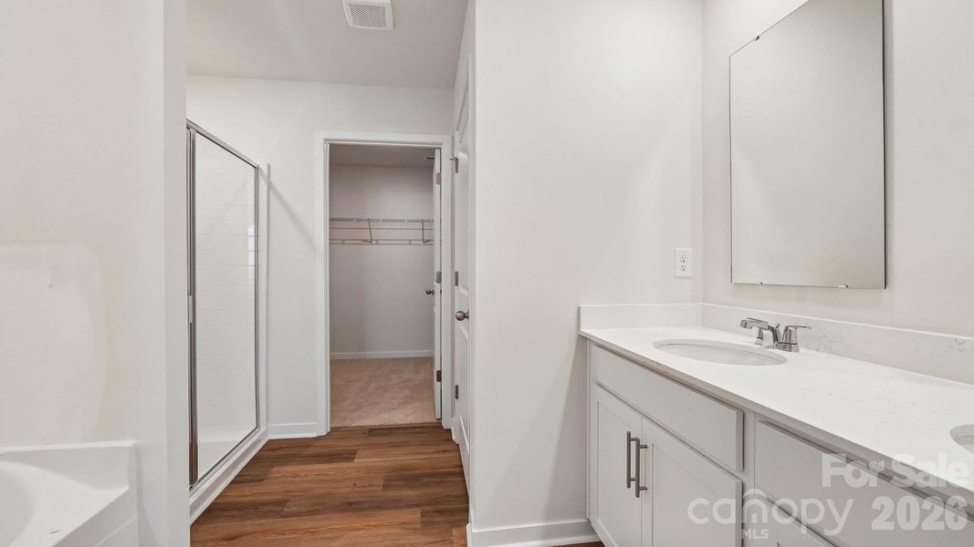 Furnished interior view inside a new home in Secrest Commons, Monroe (Image 7).