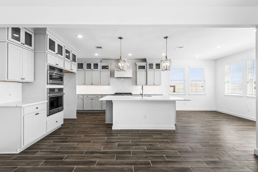 Gourmet island kitchen (*Photo not of actual home and used for illustration purposes only.)