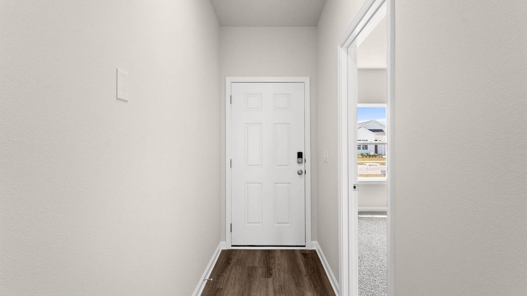 Representative unfurnished interior of a home built from the The Poppy by D.R. Horton in Liberty, Panama City (Image 13).