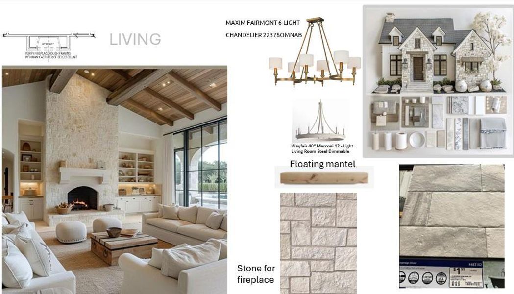 View of a document with a collage of images