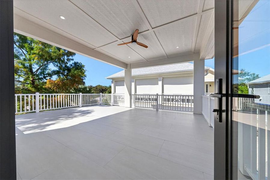 Exterior details and patio area of a home in , Sarasota (Image 41).
