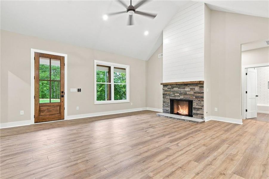 Spacious, unfurnished interior of a new home in , Canton (Image 37). Spacious, unfurnished interior of a new home in , Canton (Image 37).