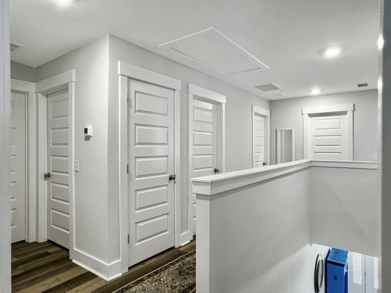 Furnished interior view inside a new home in Hewing Farms, Summerville (Image 56). Furnished interior view inside a new home in Hewing Farms, Summerville (Image 56).