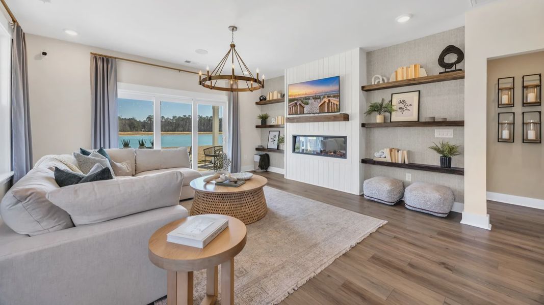 Furnished interior view inside a new home in Chestnut Farms, Longs (Image 12).