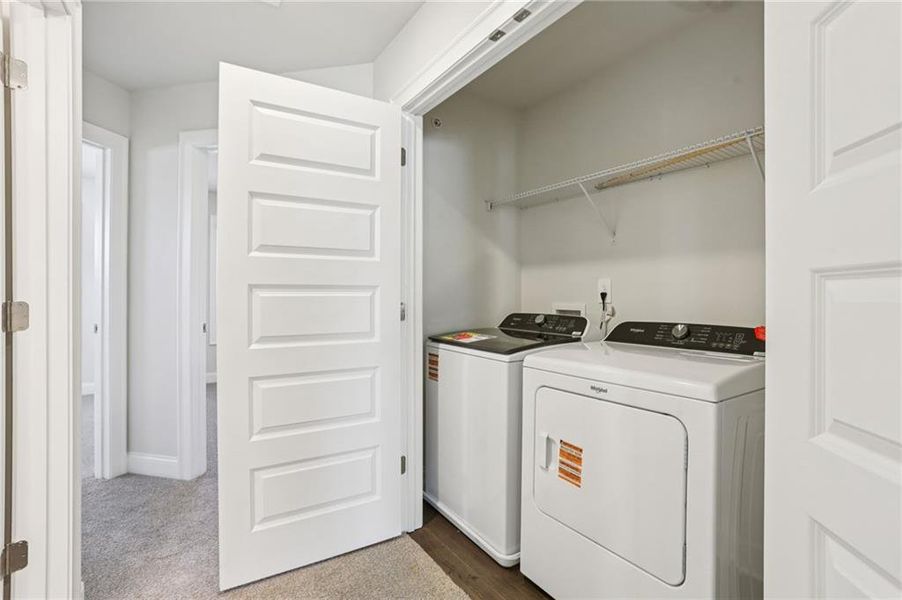 Furnished interior view inside a new home in Hemingway - Highland Series, Cumming (Image 9).