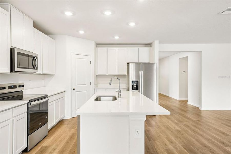 Furnished interior view inside a new home in Pine Ridge Meadows, Hudson (Image 32).