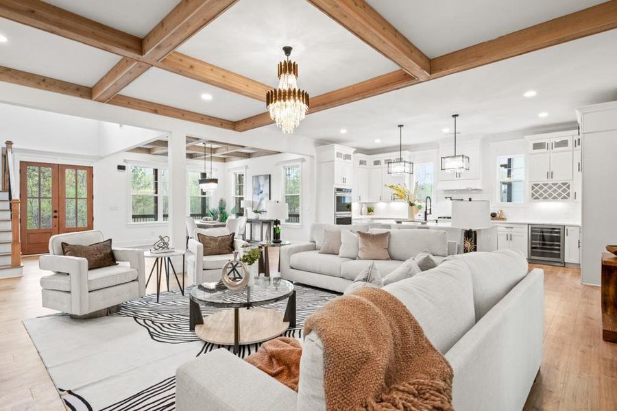 Furnished interior view inside a new home in , Dacula (Image 44).