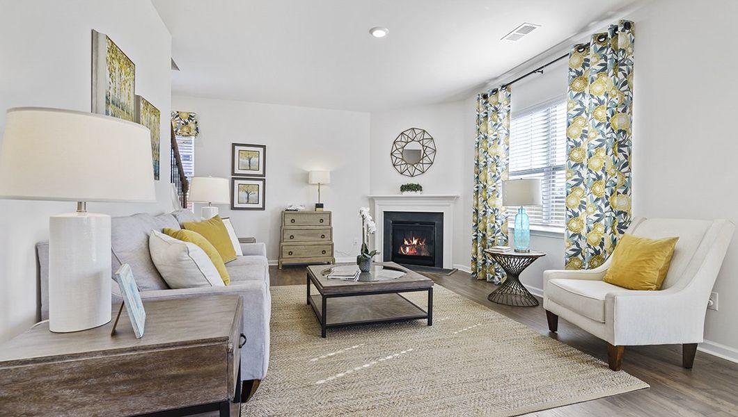 Representative furnished interior of a home built from the Penwell by D.R. Horton in Sage Grove, Lyman (Image 12).