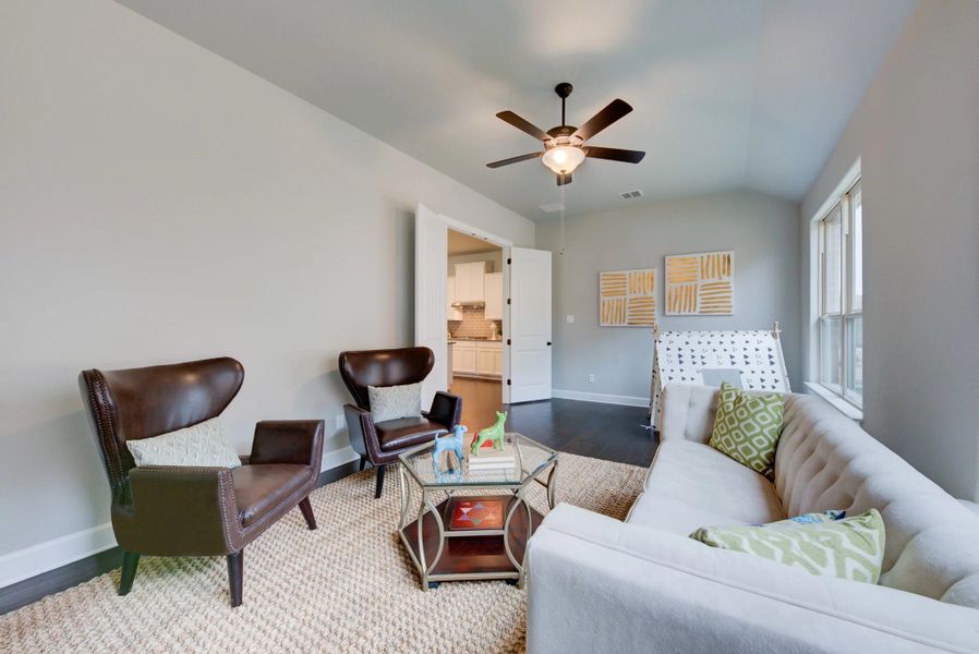 Representative furnished interior of a home built from the Carmen by Ashton Woods in Megan's Landing 70's, Castroville (Image 27).