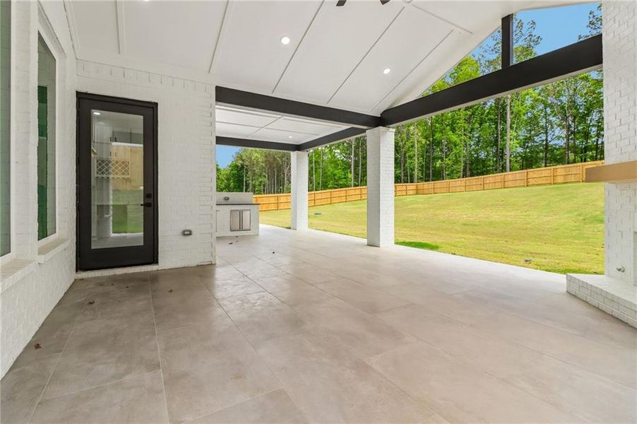Exterior details and patio area of a home in , Grayson (Image 3).