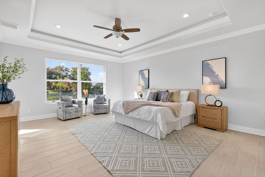Representative furnished interior of a home built from the The Coral Haven by Sunlife Homes LLC in Cape Coral, Cape Coral (Image 18).