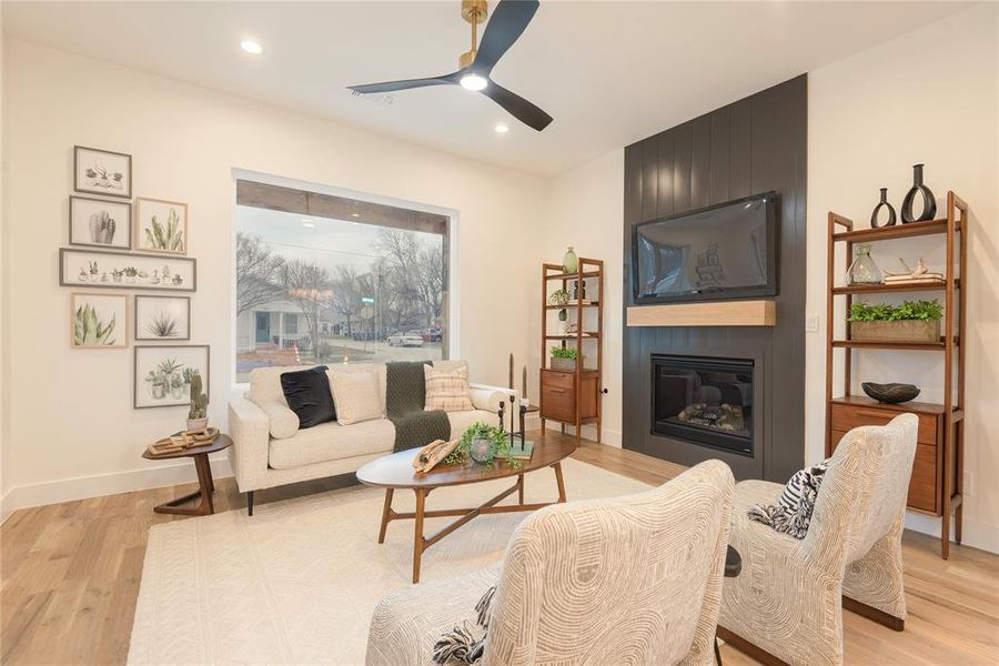 Furnished interior view inside a new home in , McKinney (Image 12).
