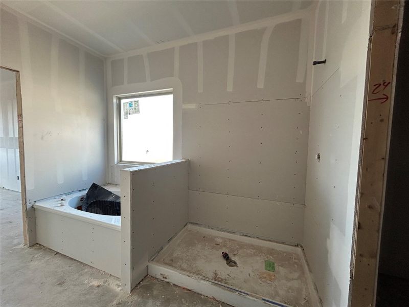 In-progress construction of a new home in Willow Springs, Buda, TX (Image 22).