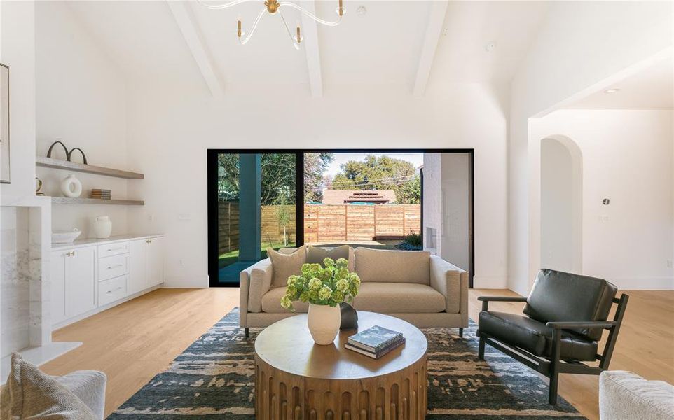 Furnished interior view inside a new home in , Dallas (Image 5).