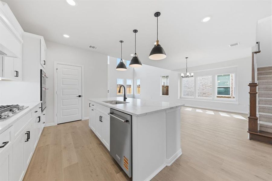 The chef in the family will never be left out of the party in this wonderfully designed floor plan.