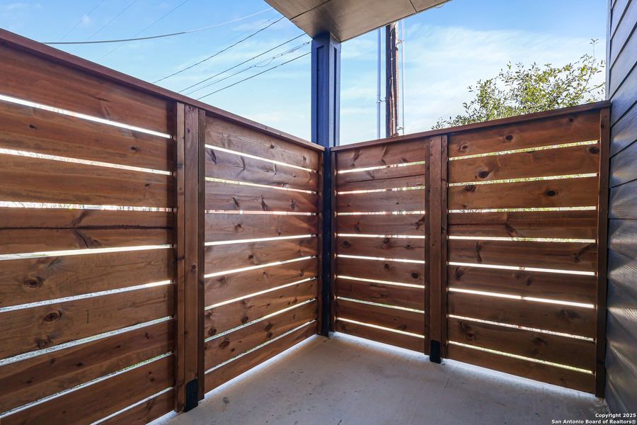 Exterior details and patio area of a home in , San Antonio (Image 19). Exterior details and patio area of a home in , San Antonio (Image 19).