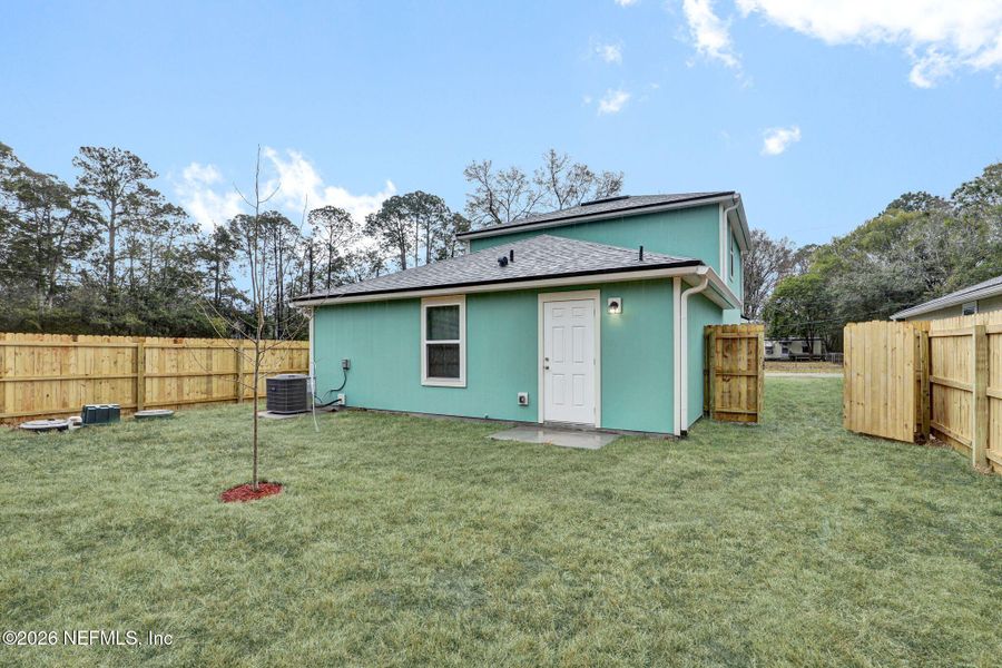 Exterior details and patio area of a home in , Jacksonville (Image 3). Exterior details and patio area of a home in , Jacksonville (Image 3).
