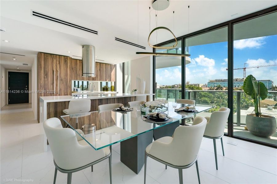 Furnished interior view inside a new home in , Bay Harbor Islands (Image 36).