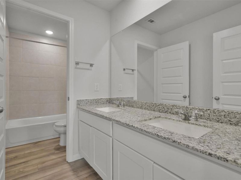Furnished interior view inside a new home in River Ranch Meadows, Dayton (Image 14).