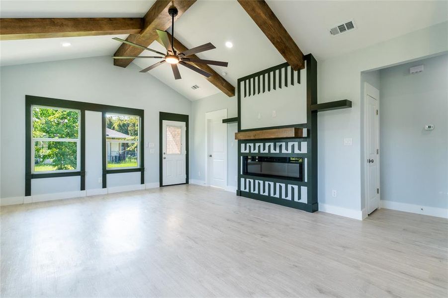 Furnished interior view inside a new home in , Gun Barrel City (Image 6). Furnished interior view inside a new home in , Gun Barrel City (Image 6).
