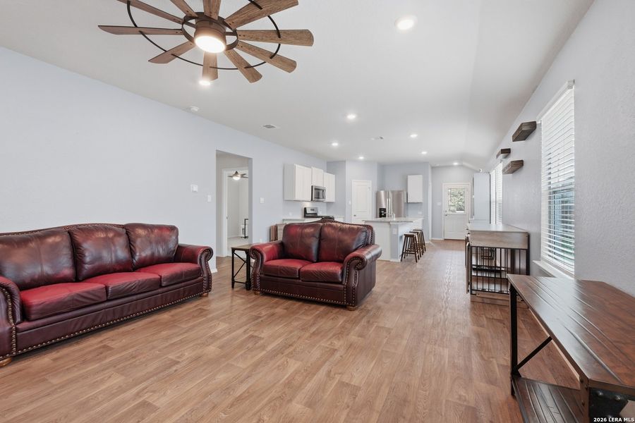 Furnished interior view inside a new home in Preserve at Medina, Von Ormy (Image 16).