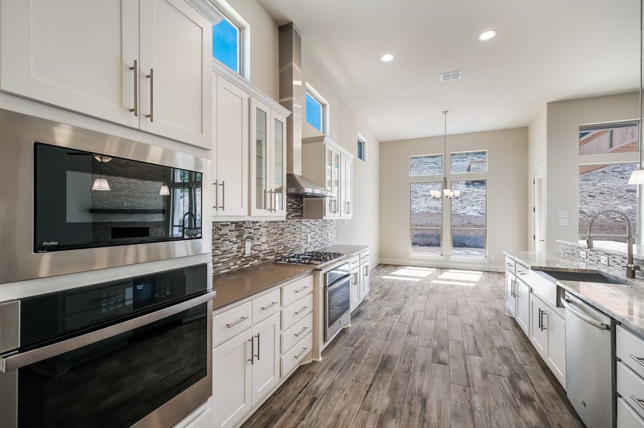 Representative furnished interior of a home built from the The Addison by Whitestone Custom Homes in Johnson Ranch, Bulverde (Image 16).